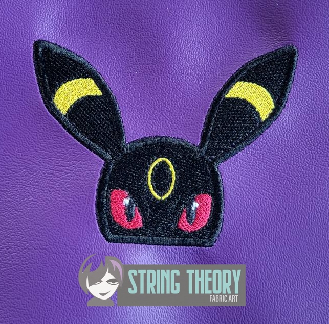 Umbreon peeker ITH machine embroidery design