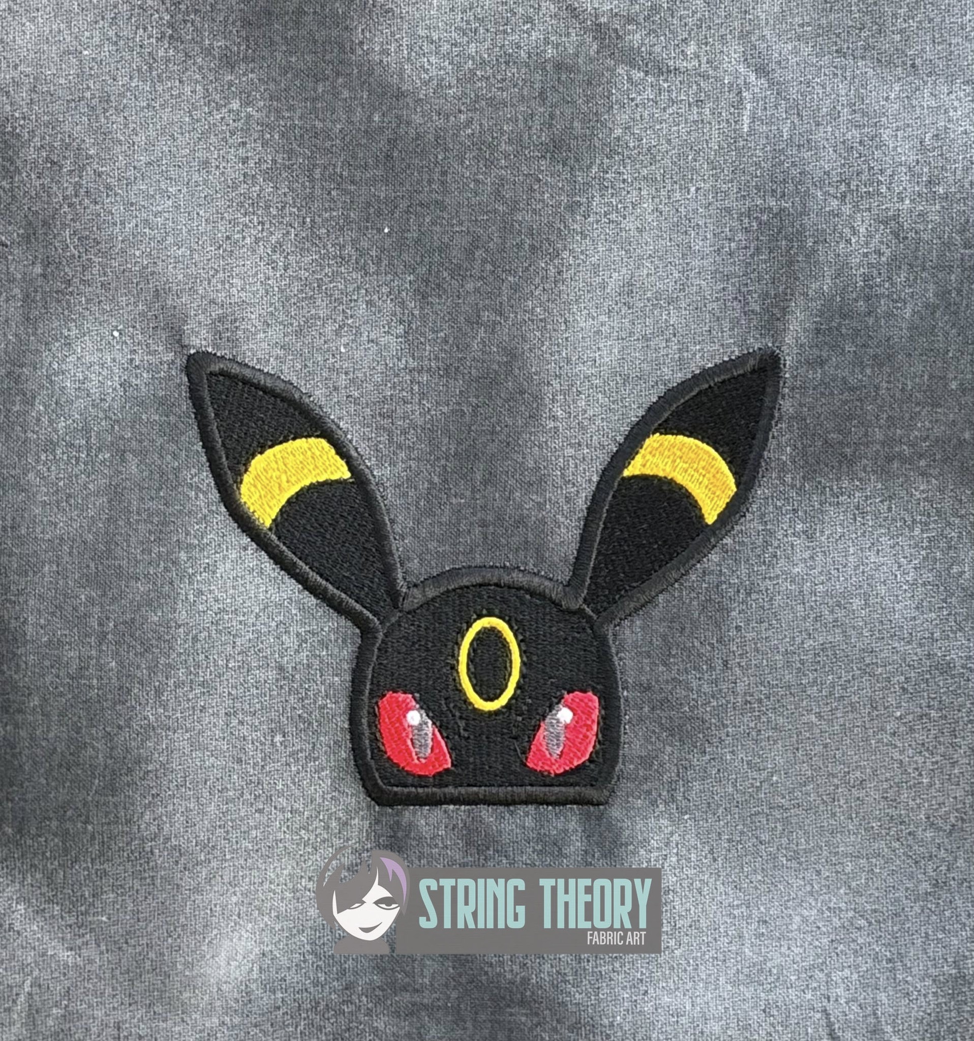 Umbreon peeker ITH machine embroidery design