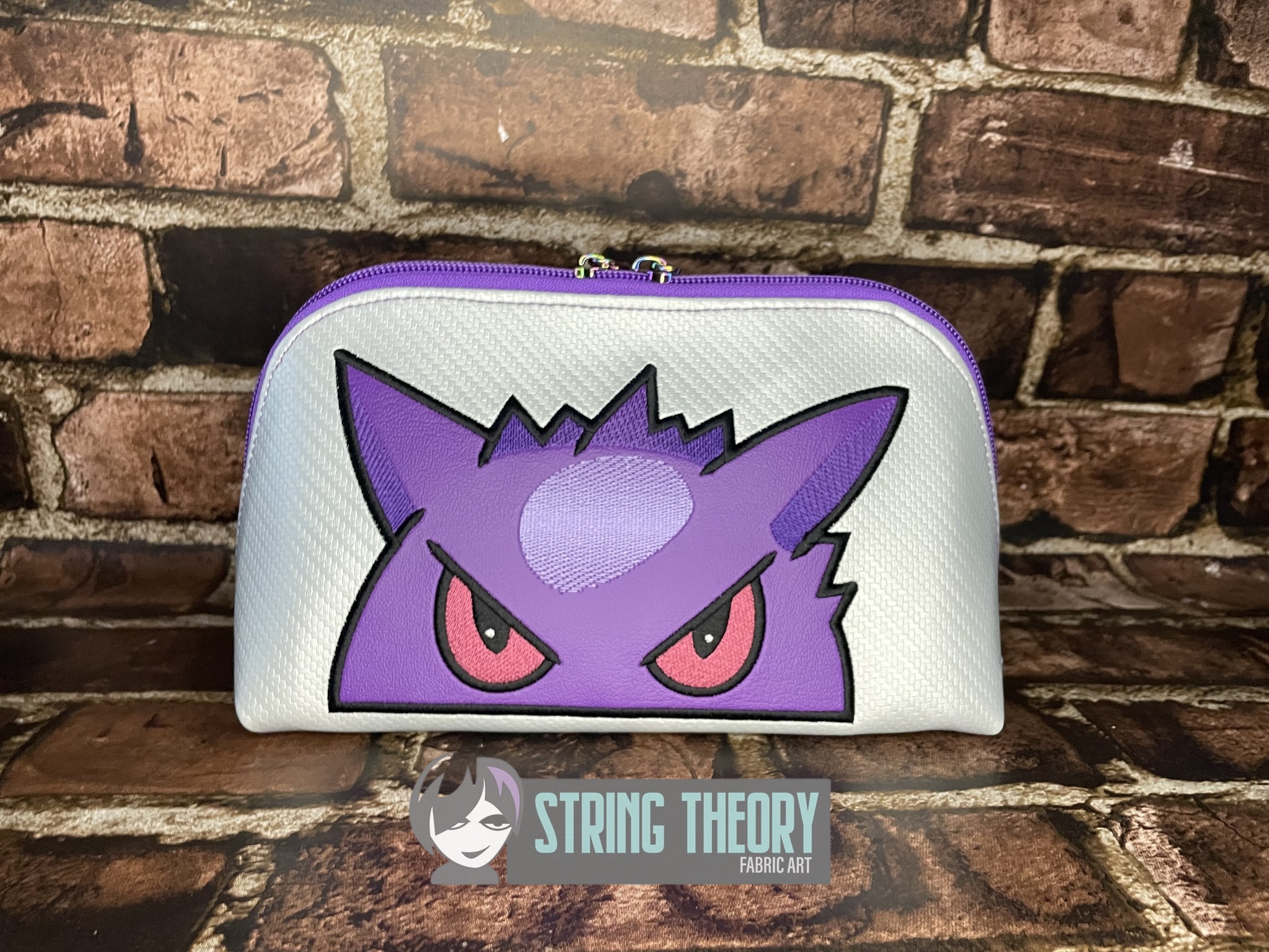 Gengar peeker ITH machine embroidery design