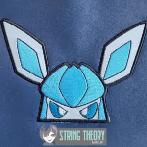 Glaceon peeker ITH machine embroidery design