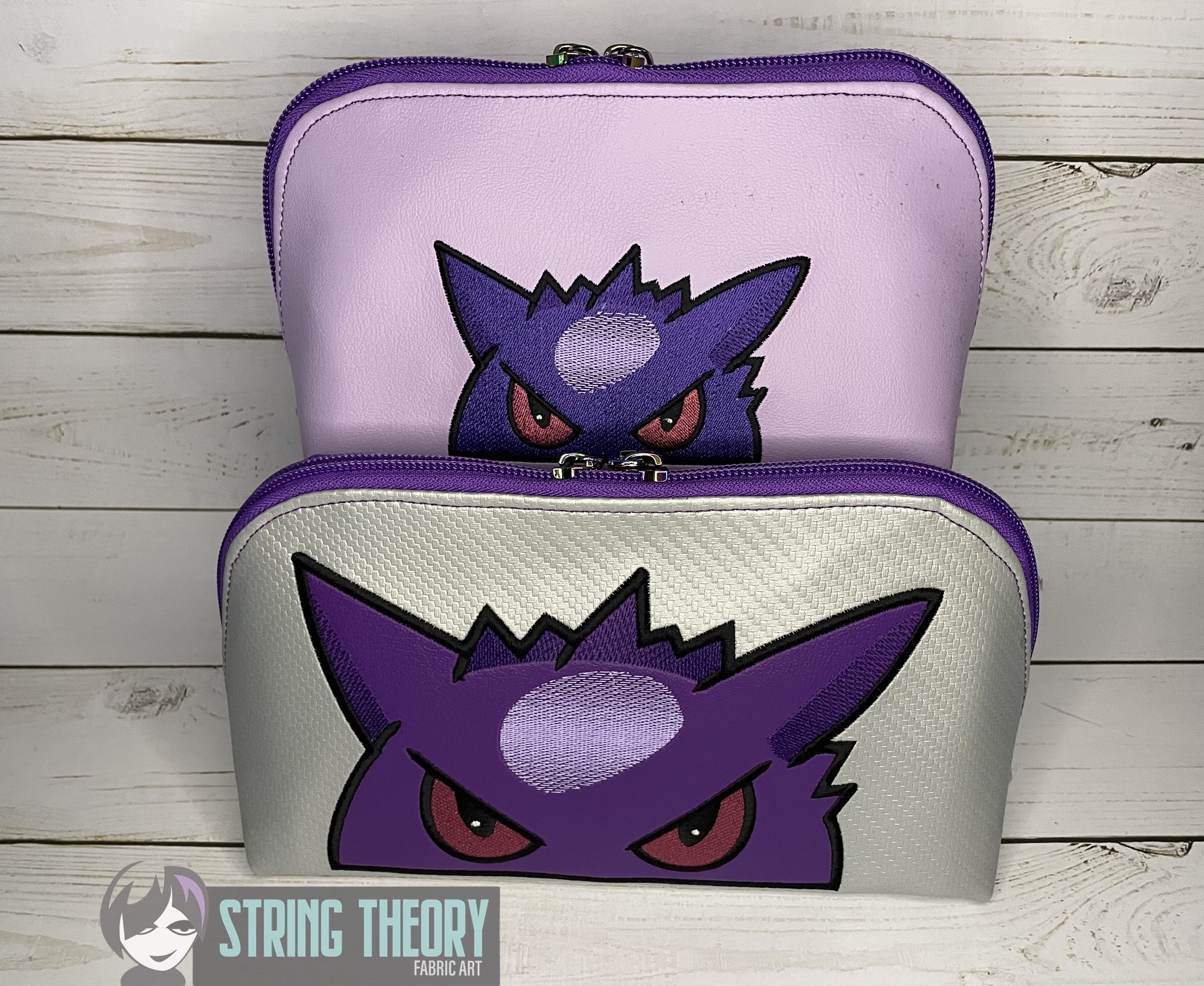 Gengar peeker ITH machine embroidery design