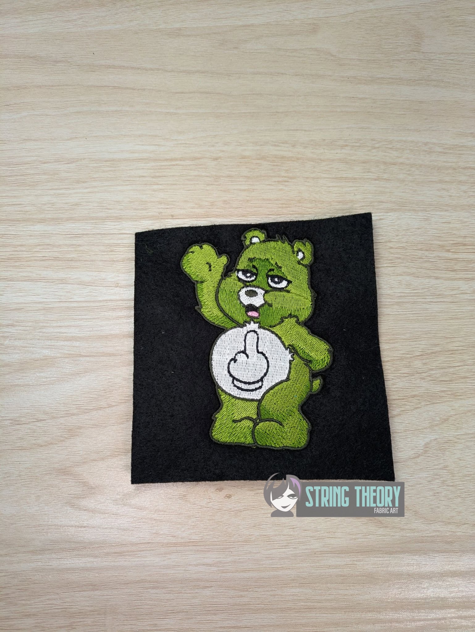 No Fucks Bear - Don't Care Bear machine embroidery design