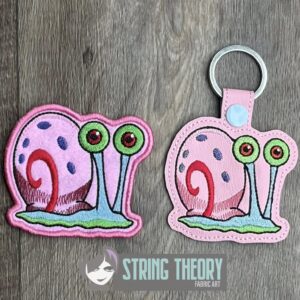 Gary the Snail SpongeBob SquarePants ITH Machine Embroidery Design