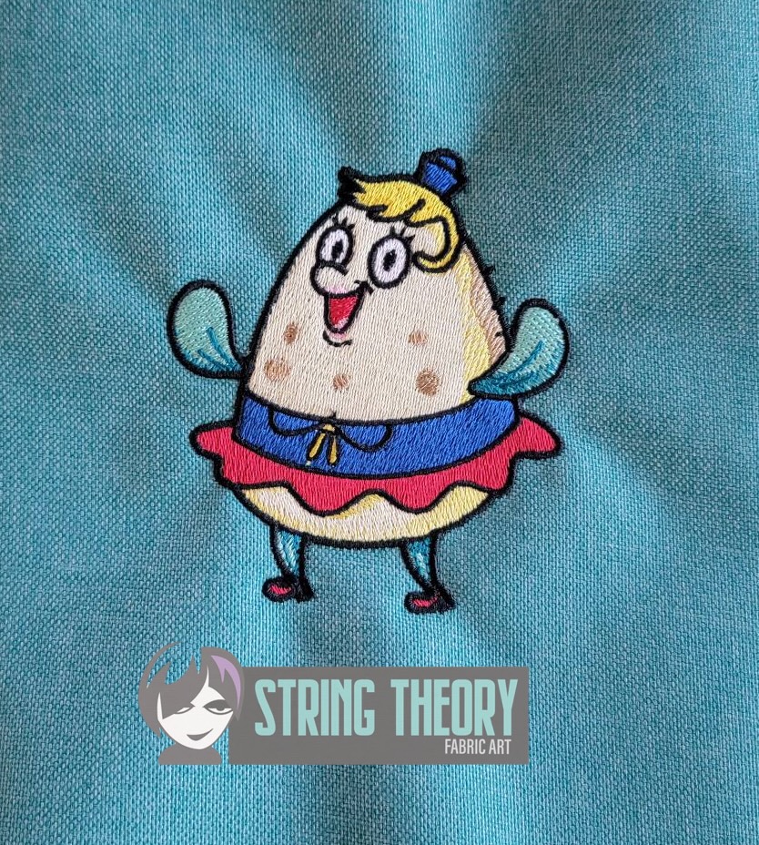 Mrs. Puffs SpongeBob SquarePants Machine Embroidery Design