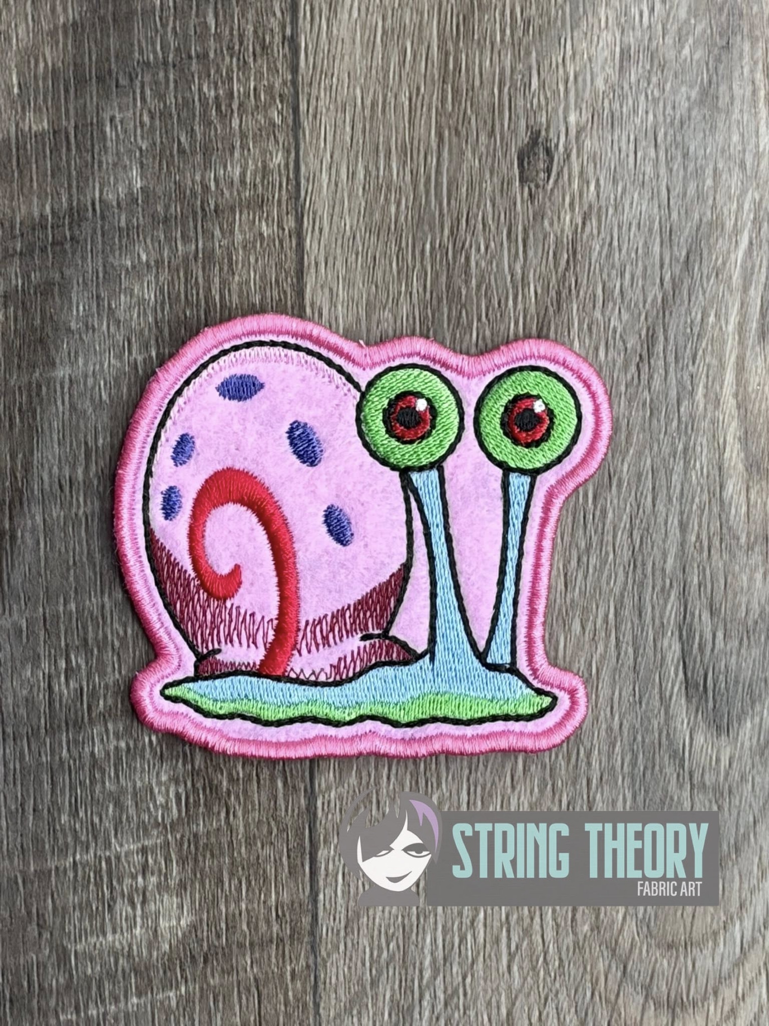 Gary the Snail SpongeBob SquarePants ITH Machine Embroidery Design