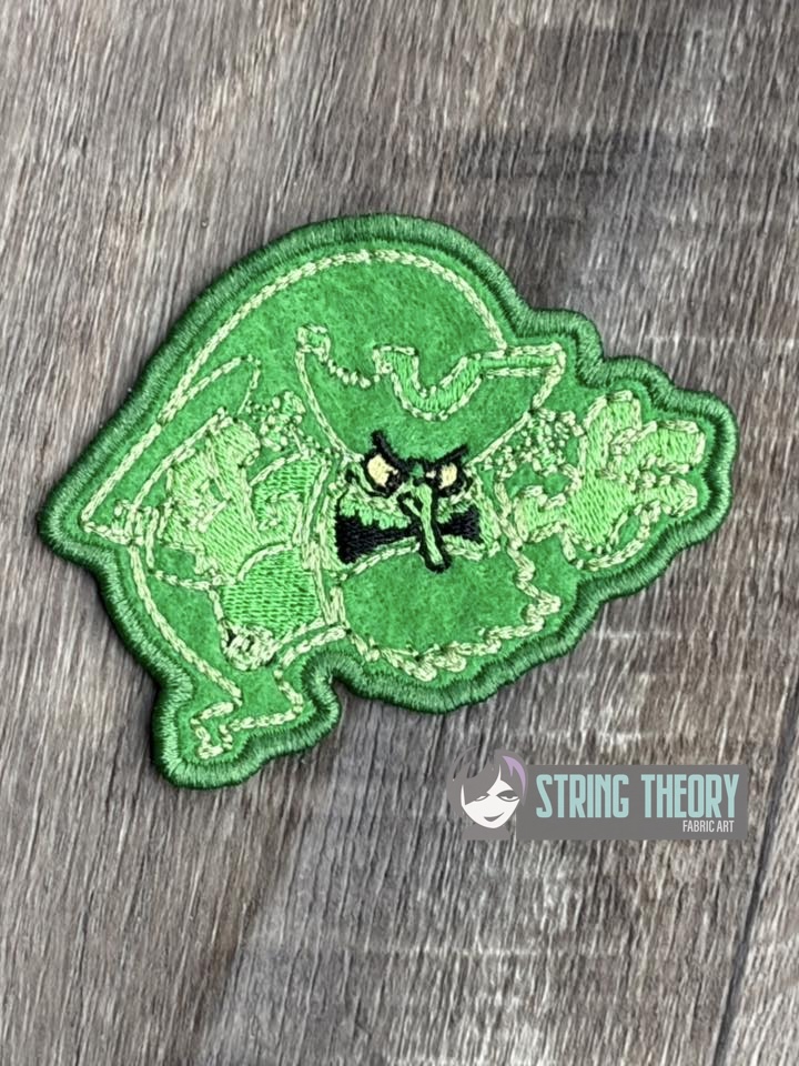 Flying Dutchman SpongeBob SquarePants ITH Machine Embroidery Design