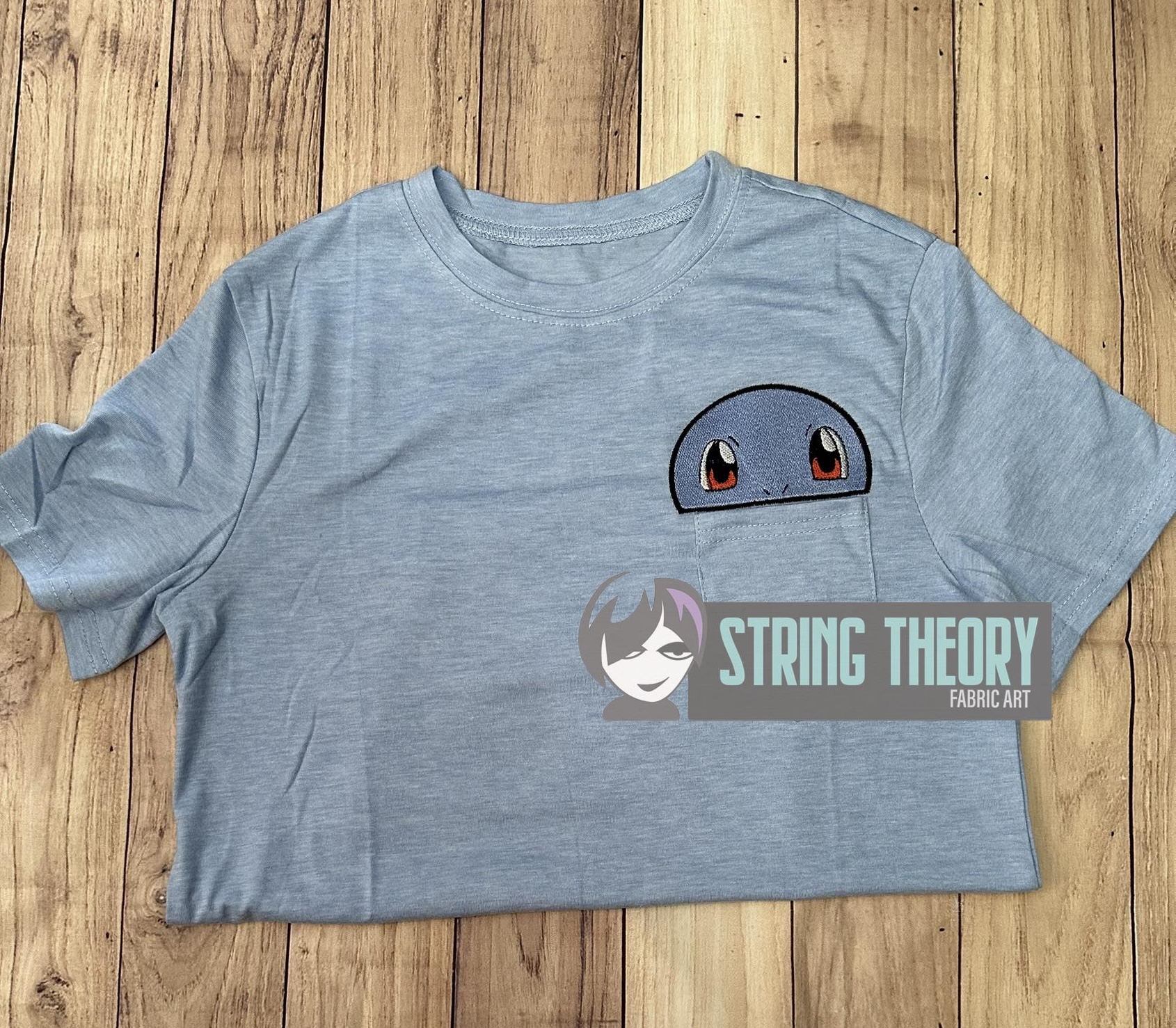 Squirtle peeker ITH machine embroidery design