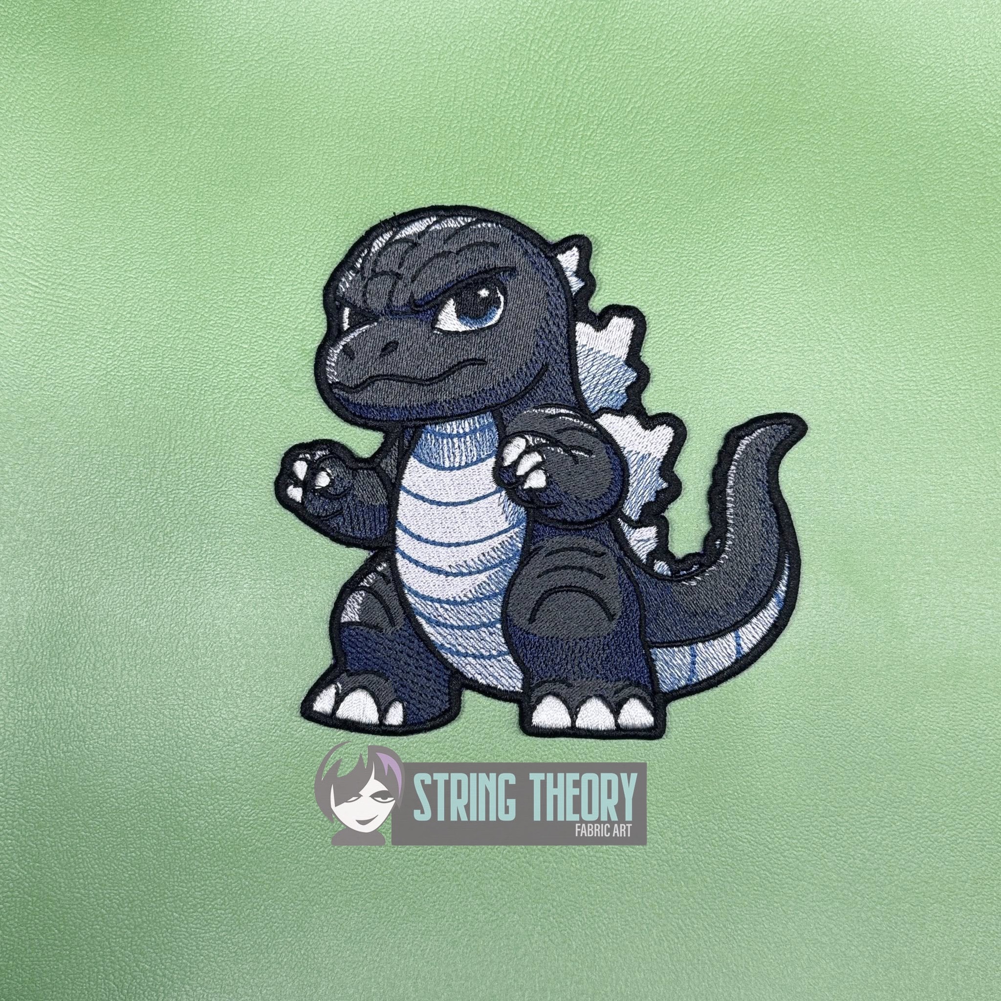 Chibi Kaiju Godzilla machine embroidery design pattern