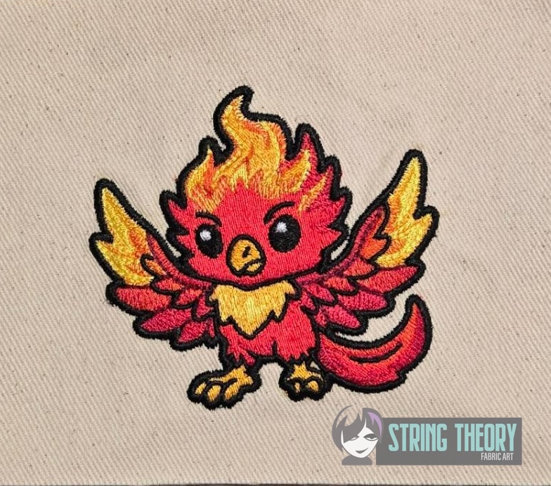 Chibi Phoenix Machine embroidery design pattern