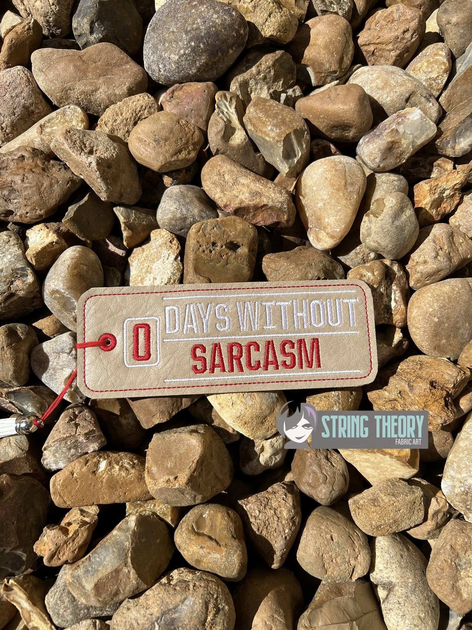0 Days Sarcasm 2ith Bookmark machine embroidery design