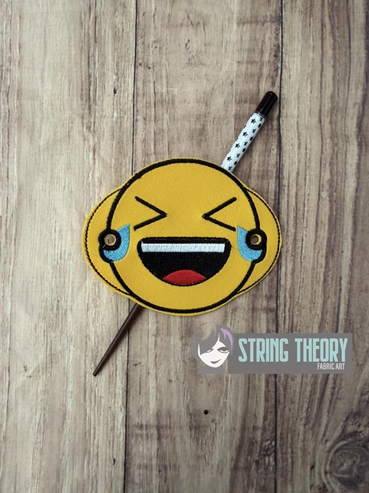 Laughing Emoji ITH Machine Embroidery Design
