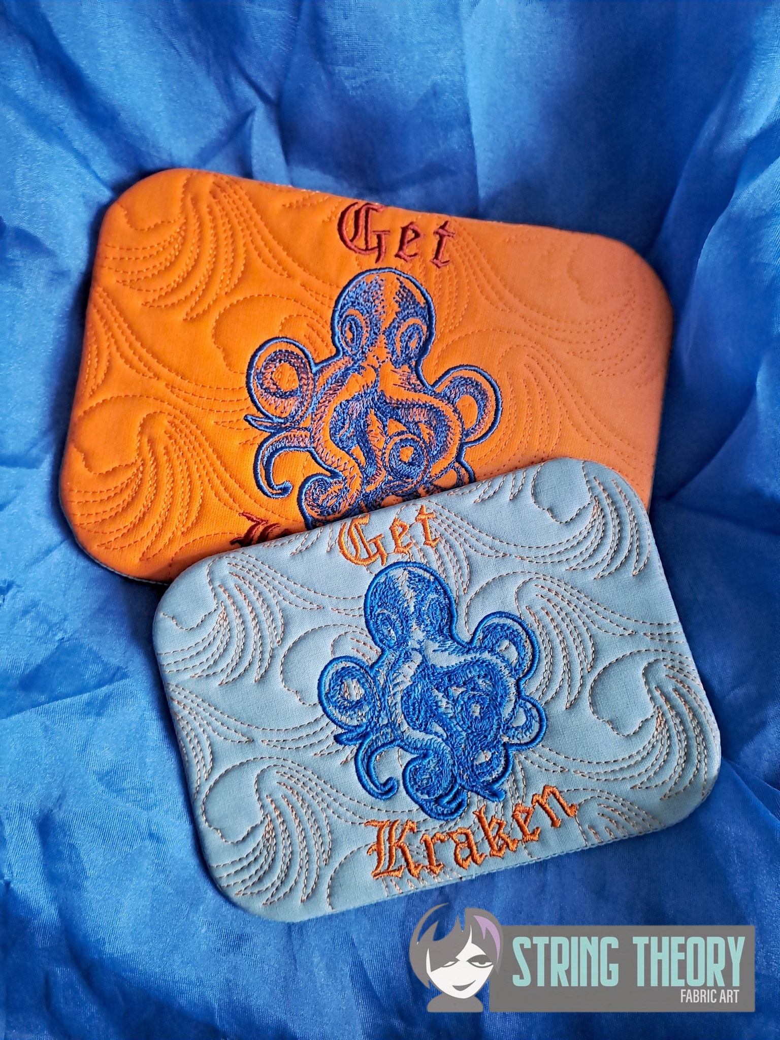 Get Kraken ITH Mug Rug machine embroidery design