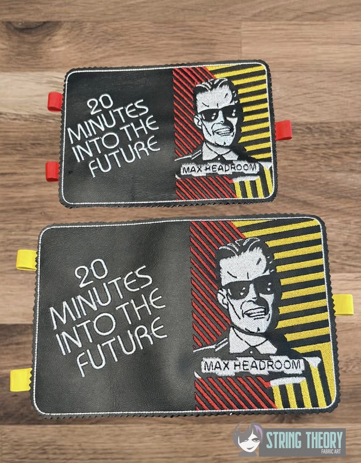 Max Headroom Notebook Cover ITH Machine Embroidery Design