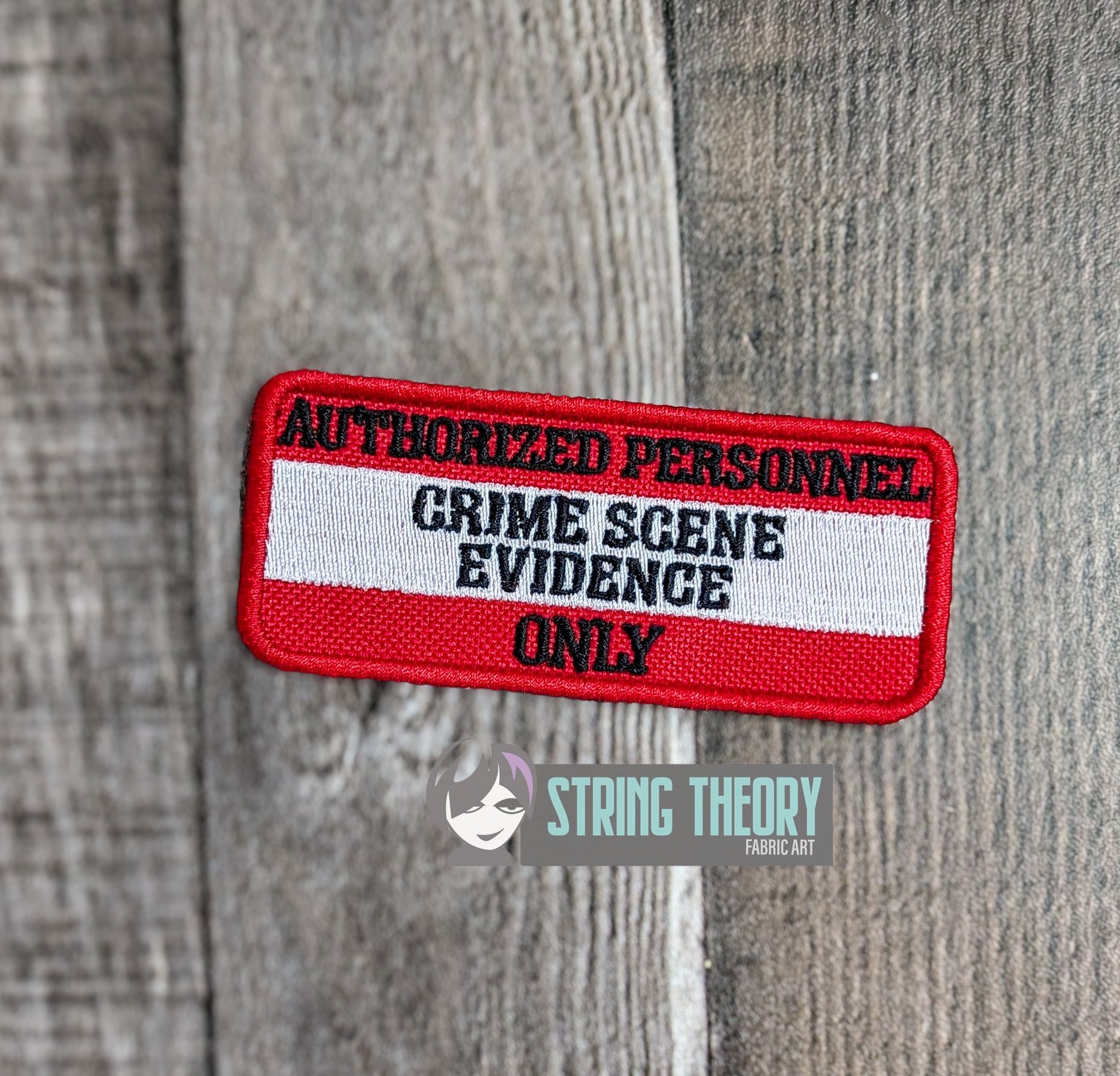 Crime Scene Evidence ITH machine embroidery design