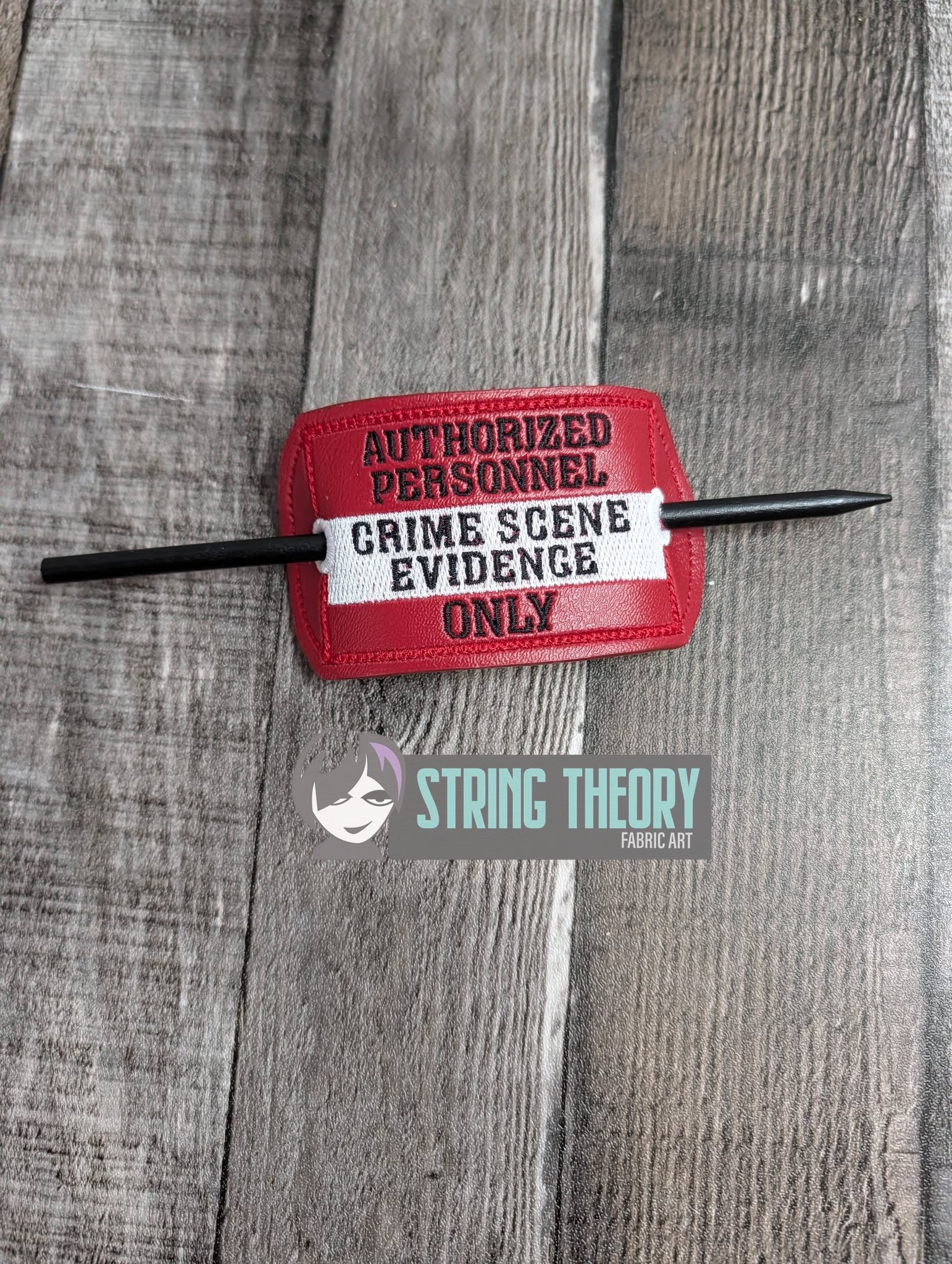 Crime Scene Evidence ITH machine embroidery design