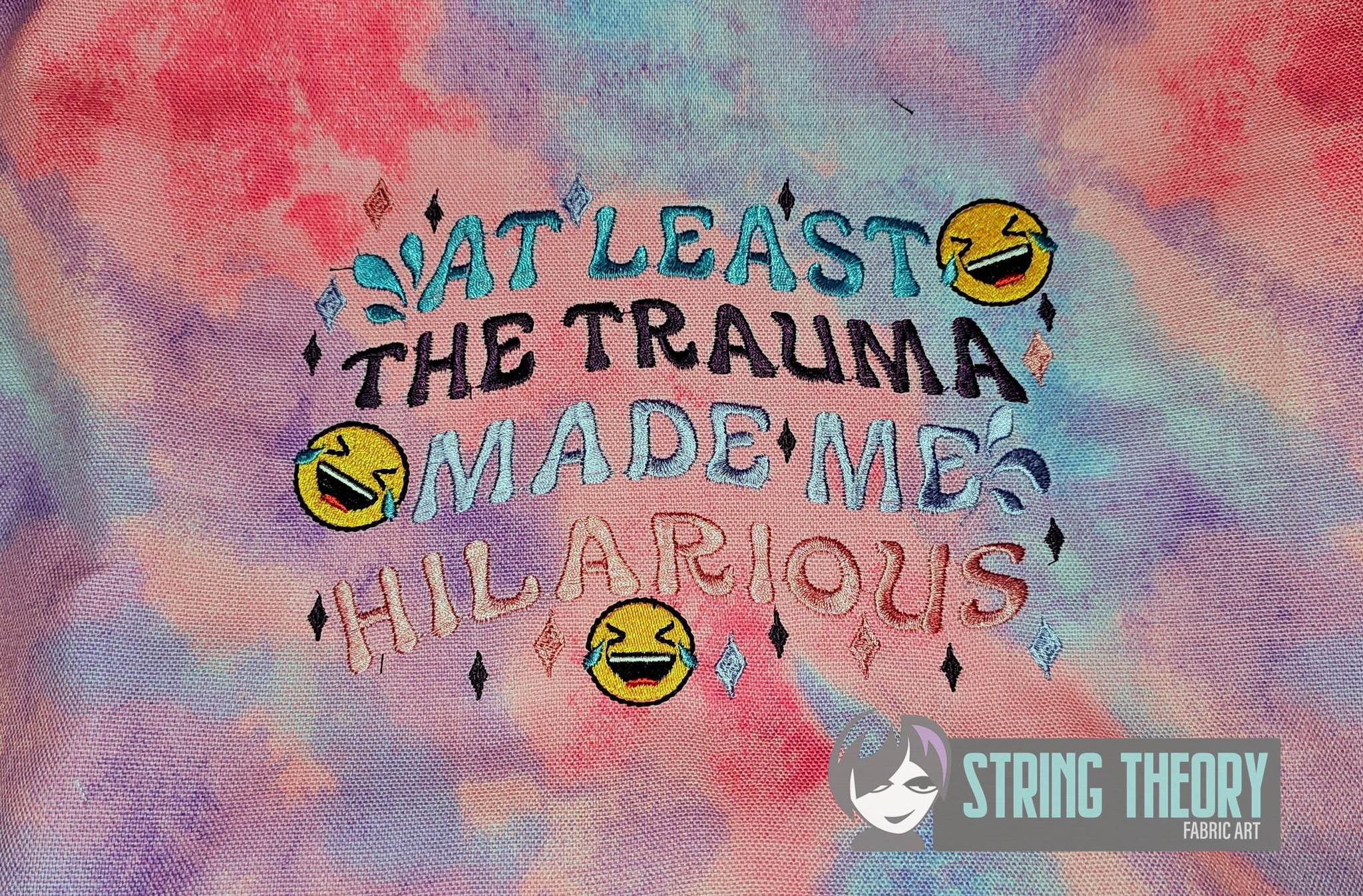 At Least the Trauma Made me Hilarious Machine Embroidery Pattern