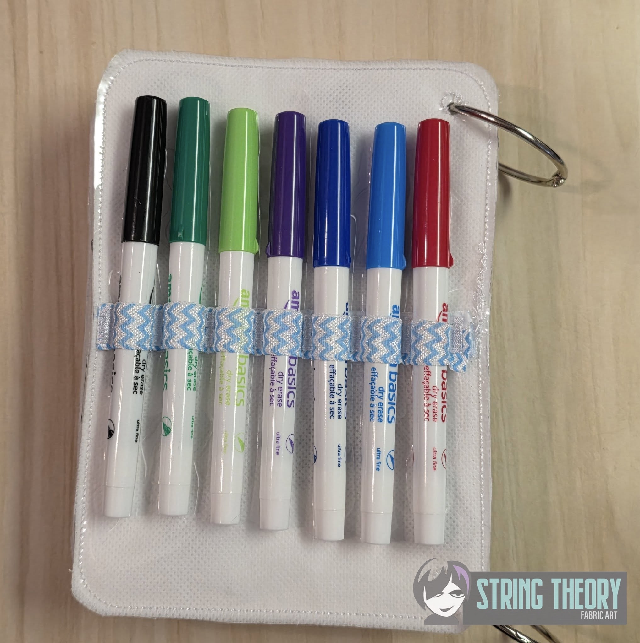 Funky Bunch ITH machine embroidery reusable coloring book project