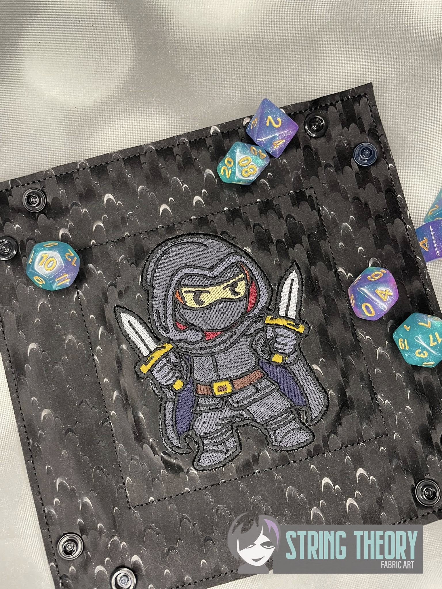 DND Chibi Boy Rogue machine embroidery design