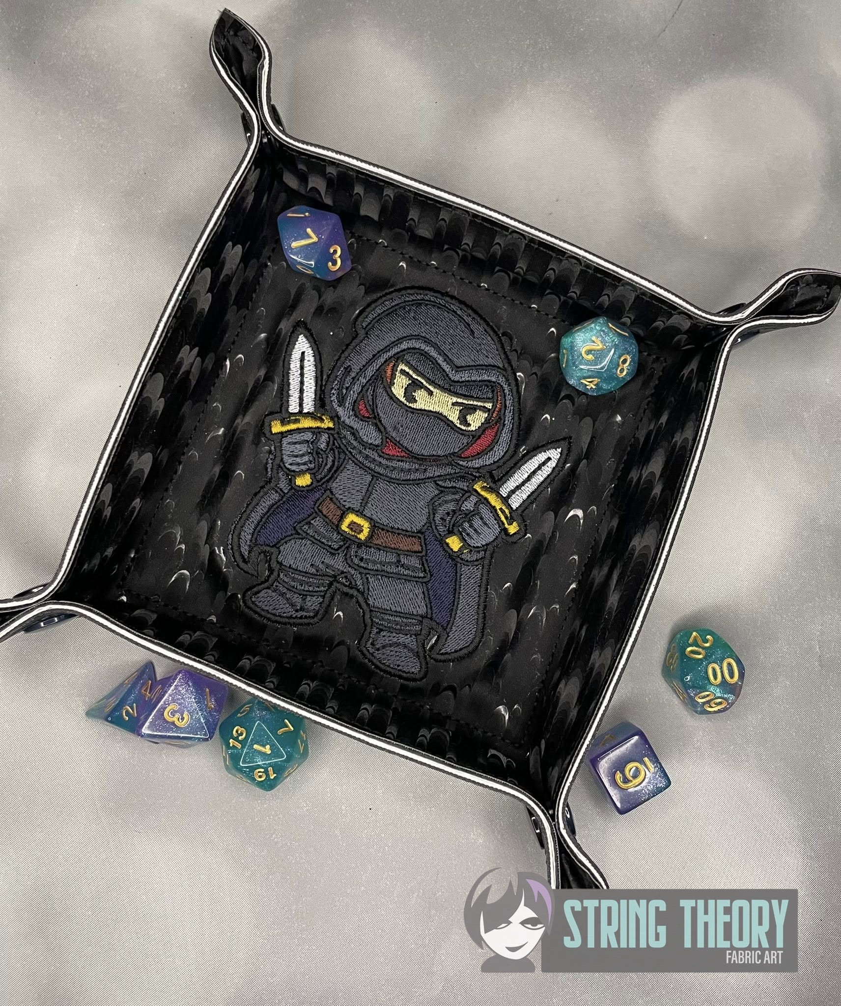 DND Chibi Boy Rogue machine embroidery design