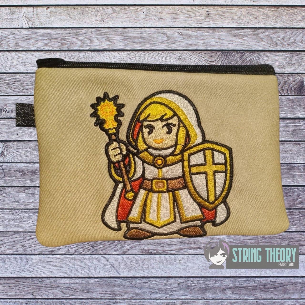 DND Chibi Girl Cleric machine embroidery design