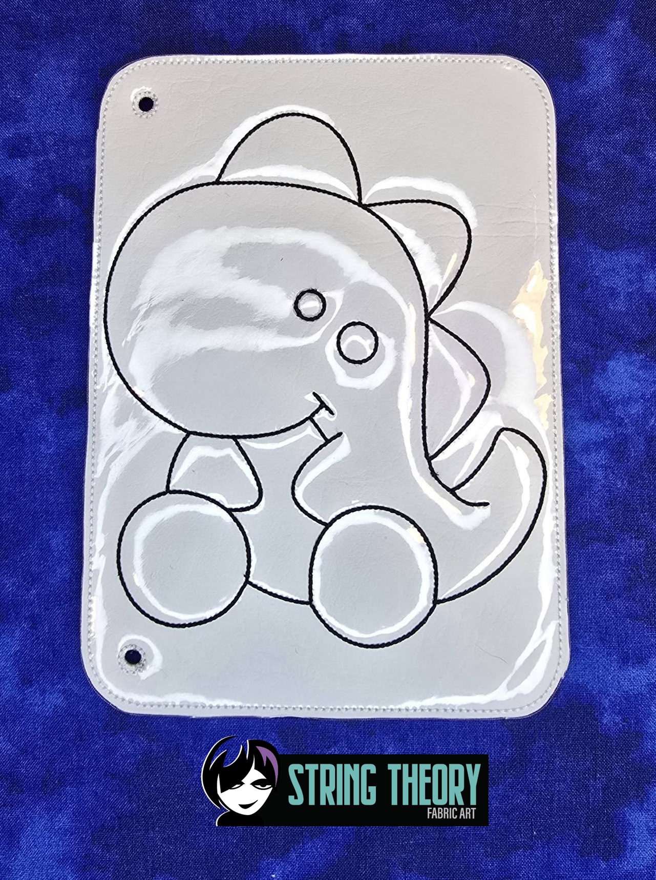 Tiny Cute Dino Coloring Book ITH Machine Embroidery Pattern