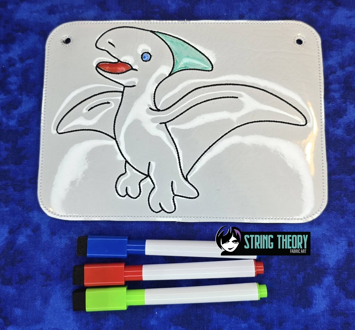 Tiny Cute Dino Coloring Book ITH Machine Embroidery Pattern