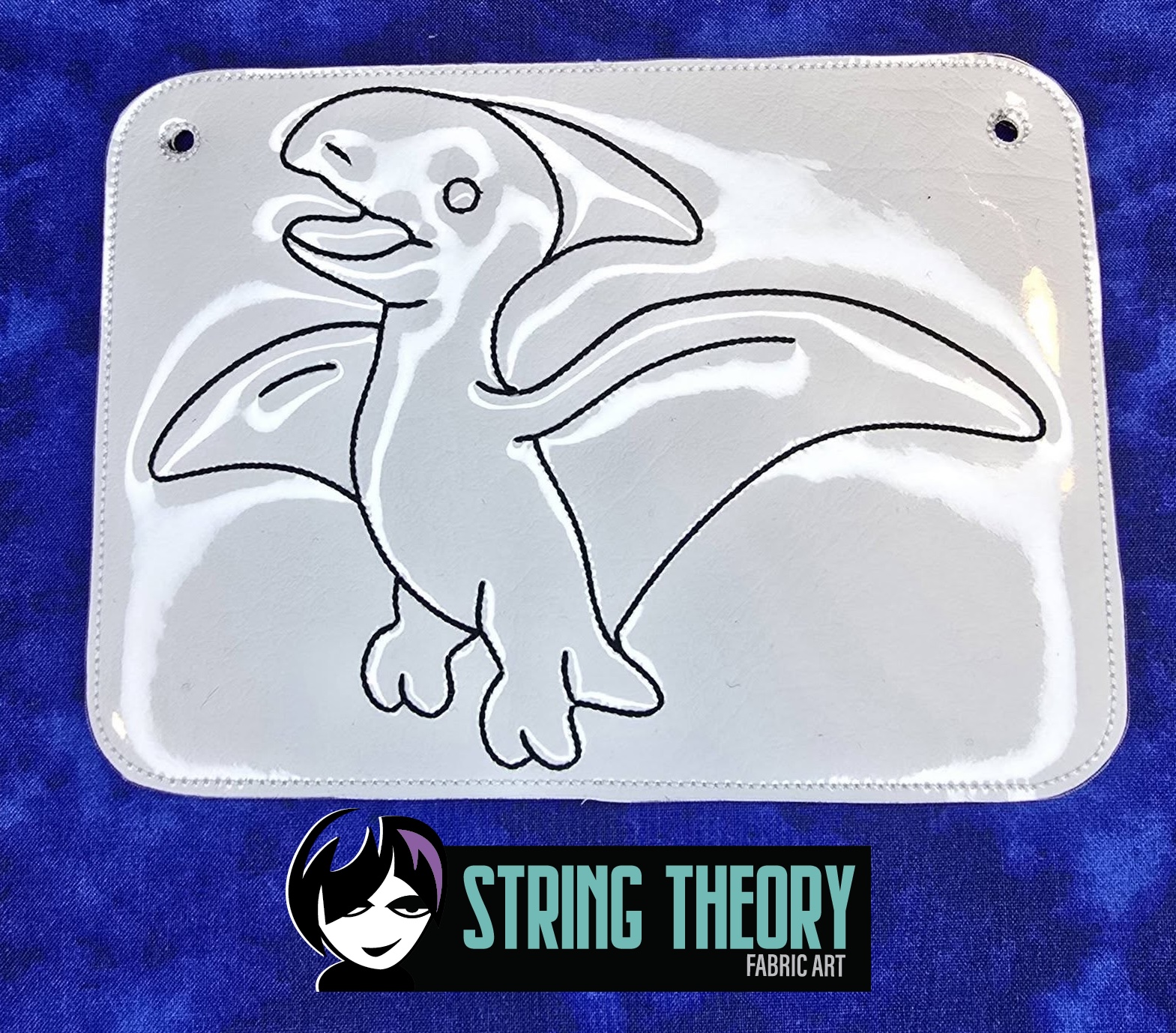 Tiny Cute Dino Coloring Book ITH Machine Embroidery Pattern