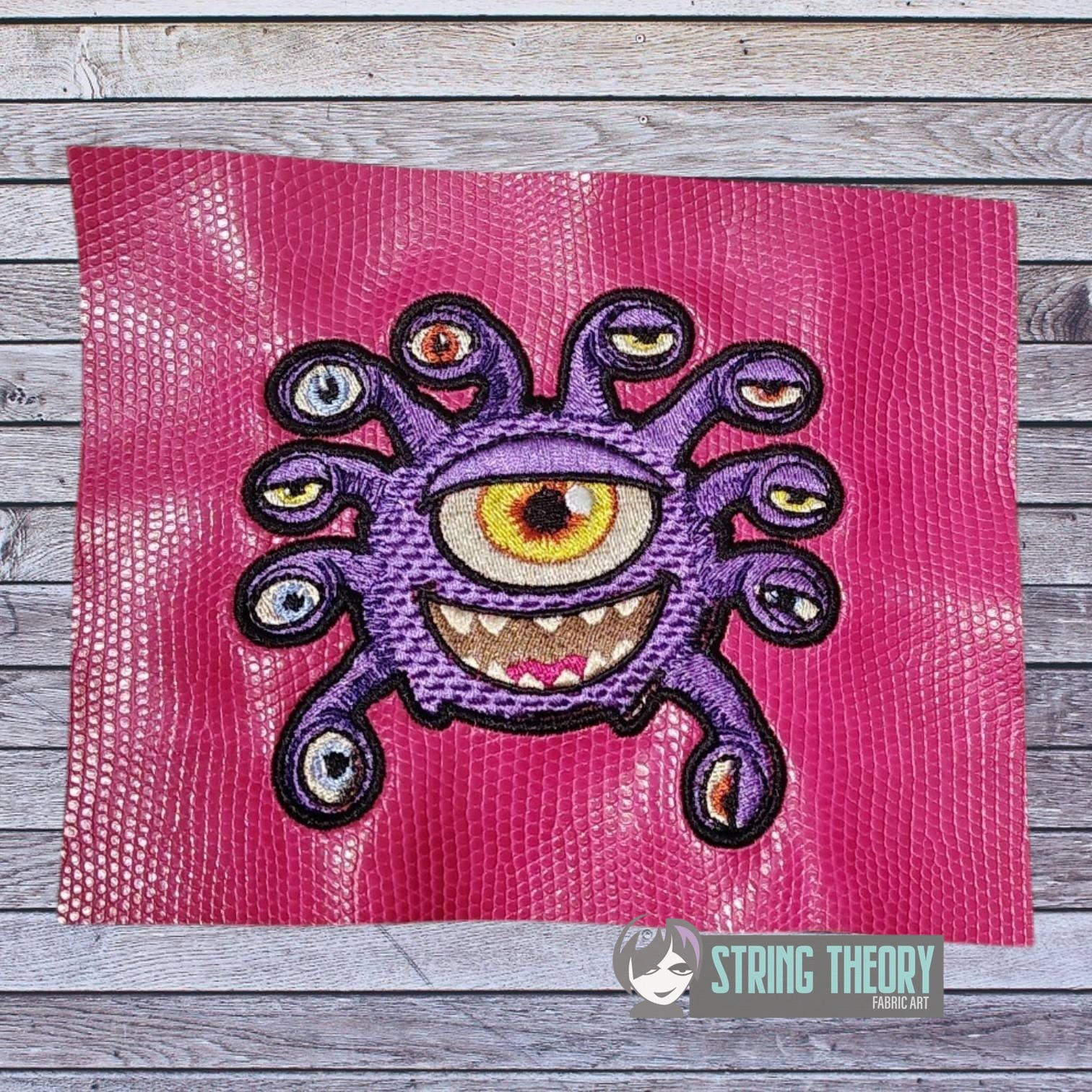 DND Chibi Beholder machine embroidery design