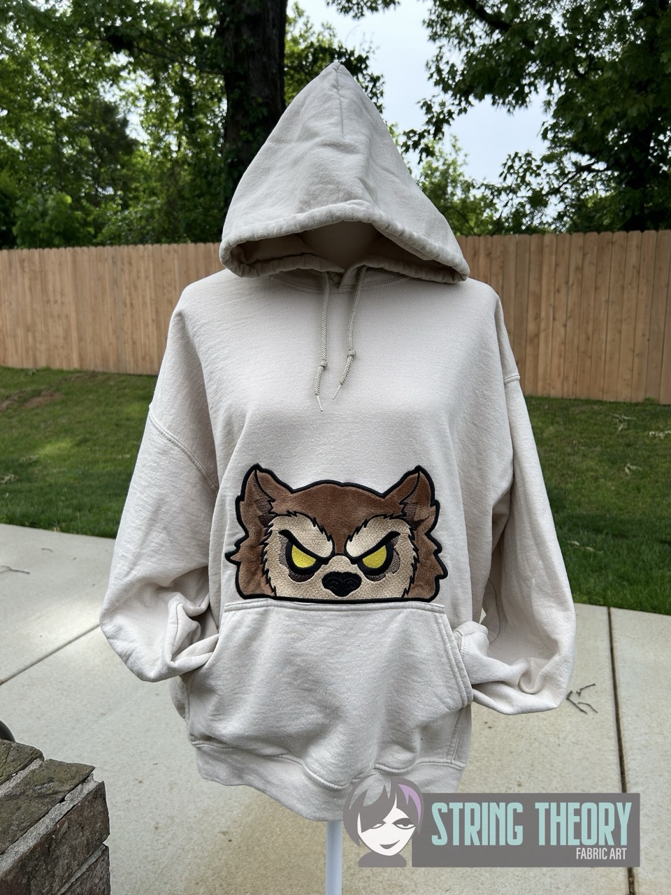 DND Chibi Owlbear peeker ITH machine embroidery design