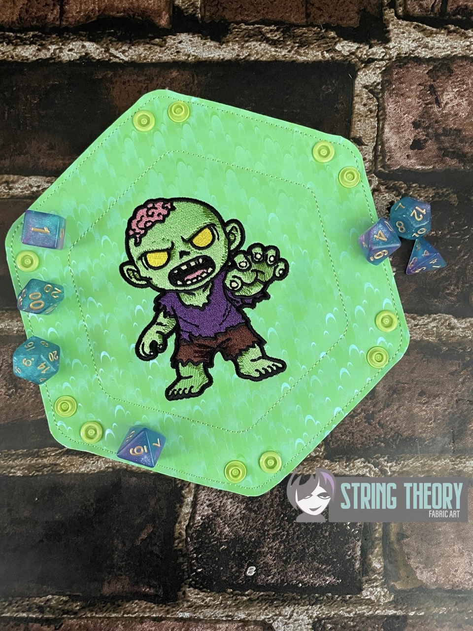 DND Chibi Zombie machine embroidery design