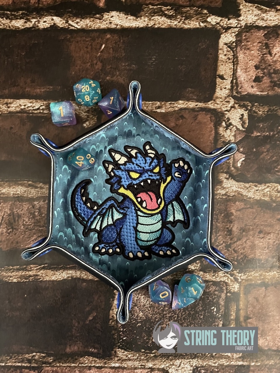 DND Chibi Dragon machine embroidery design
