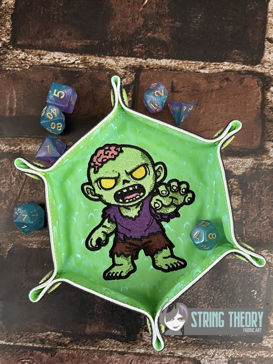 DND Chibi Zombie machine embroidery design