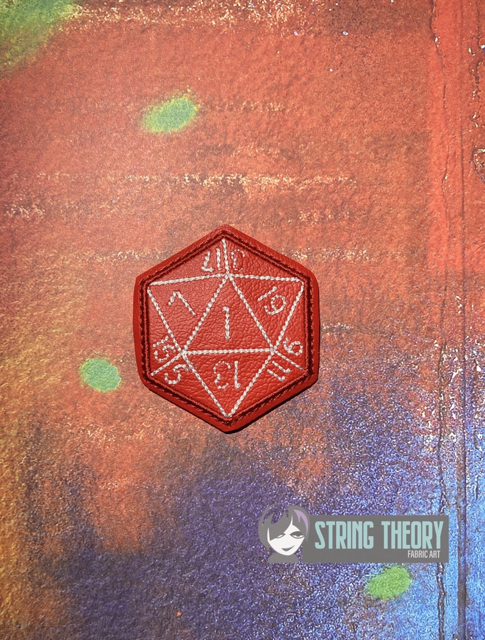 D20 Fail Fridge magnet ITH machine embroidery design