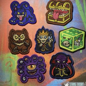 DND Chibi Monsters 1 patch ITH machine embroidery pattern bundle