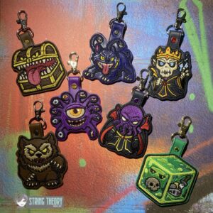 DND Chibi Monsters 1 Fob ITH machine embroidery pattern bundle
