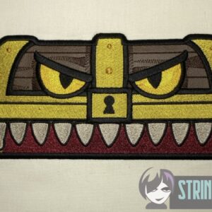 DND Chibi Mimic peeker ITH machine embroidery design