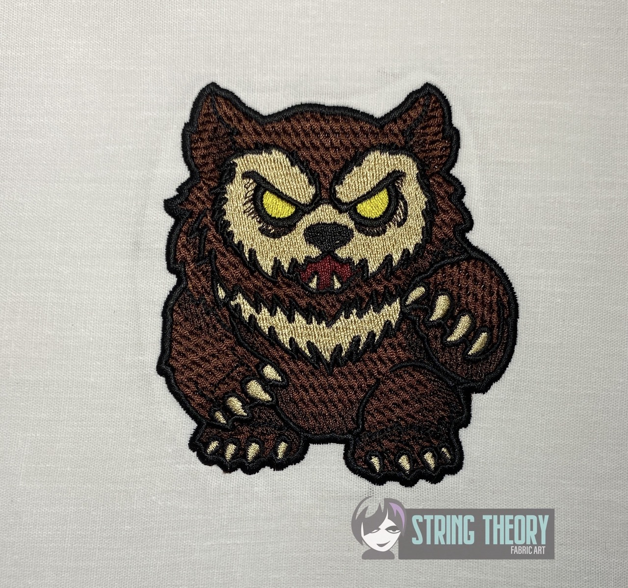 DND Chibi Owlbear machine embroidery design
