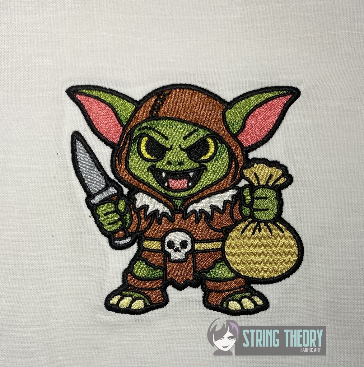 DND Chibi Goblin machine embroidery design
