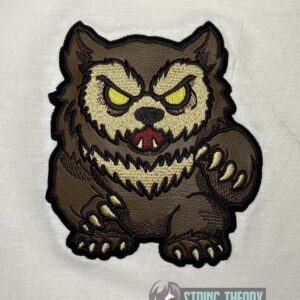 DND Chibi Owlbear machine embroidery design
