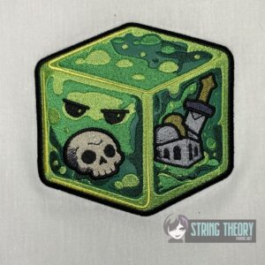 DND Chibi Gelatinous Cube machine embroidery design