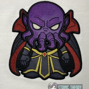 DND Chibi Mind Flayer machine embroidery design