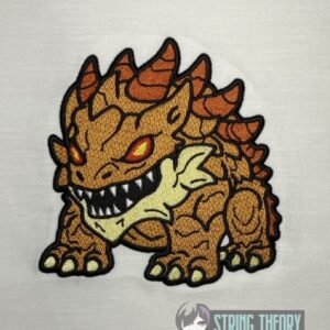 DND Chibi Tarrasque machine embroidery design