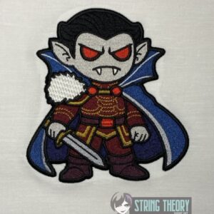 DND Chibi Vampire machine embroidery design
