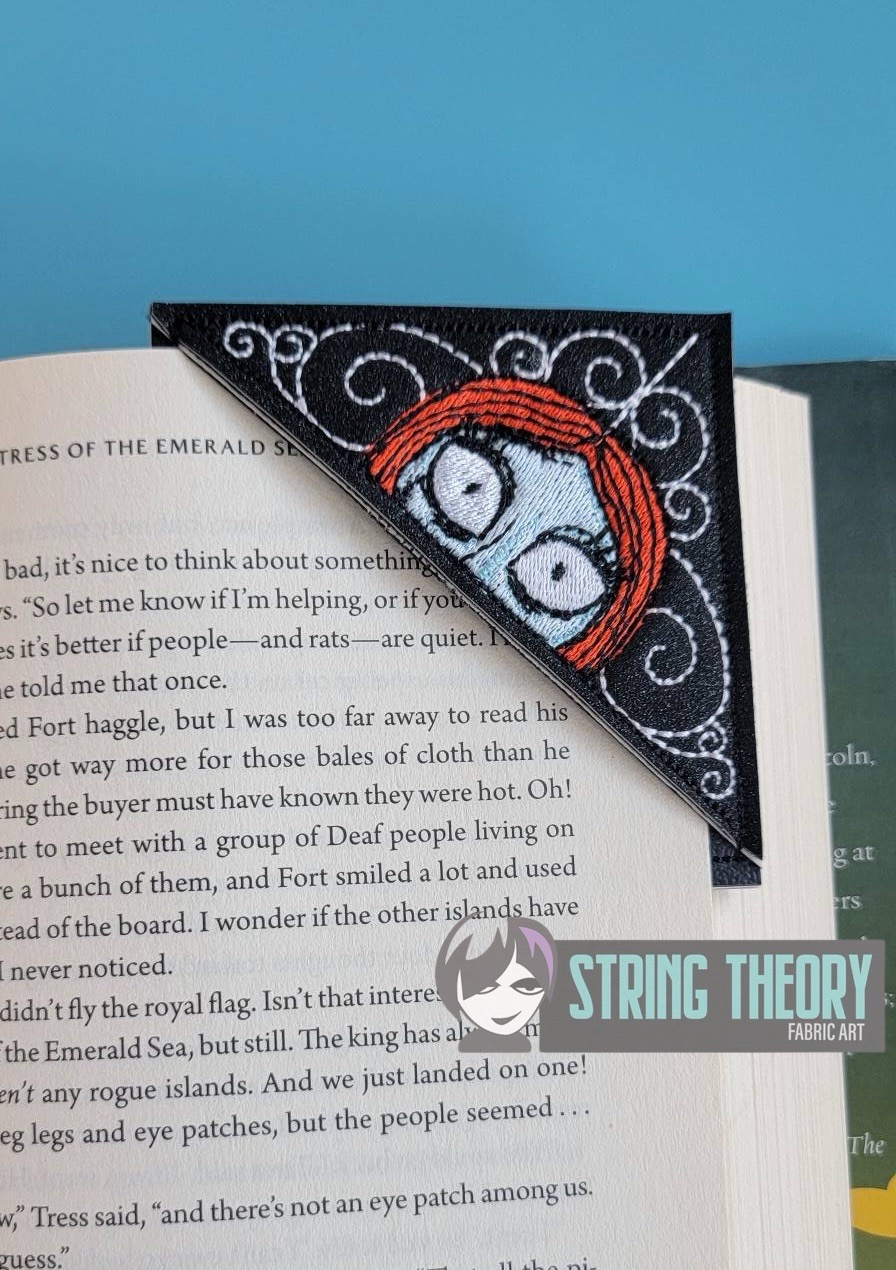 Chibi Sally Corner Bookmark ITH machine embroidery design