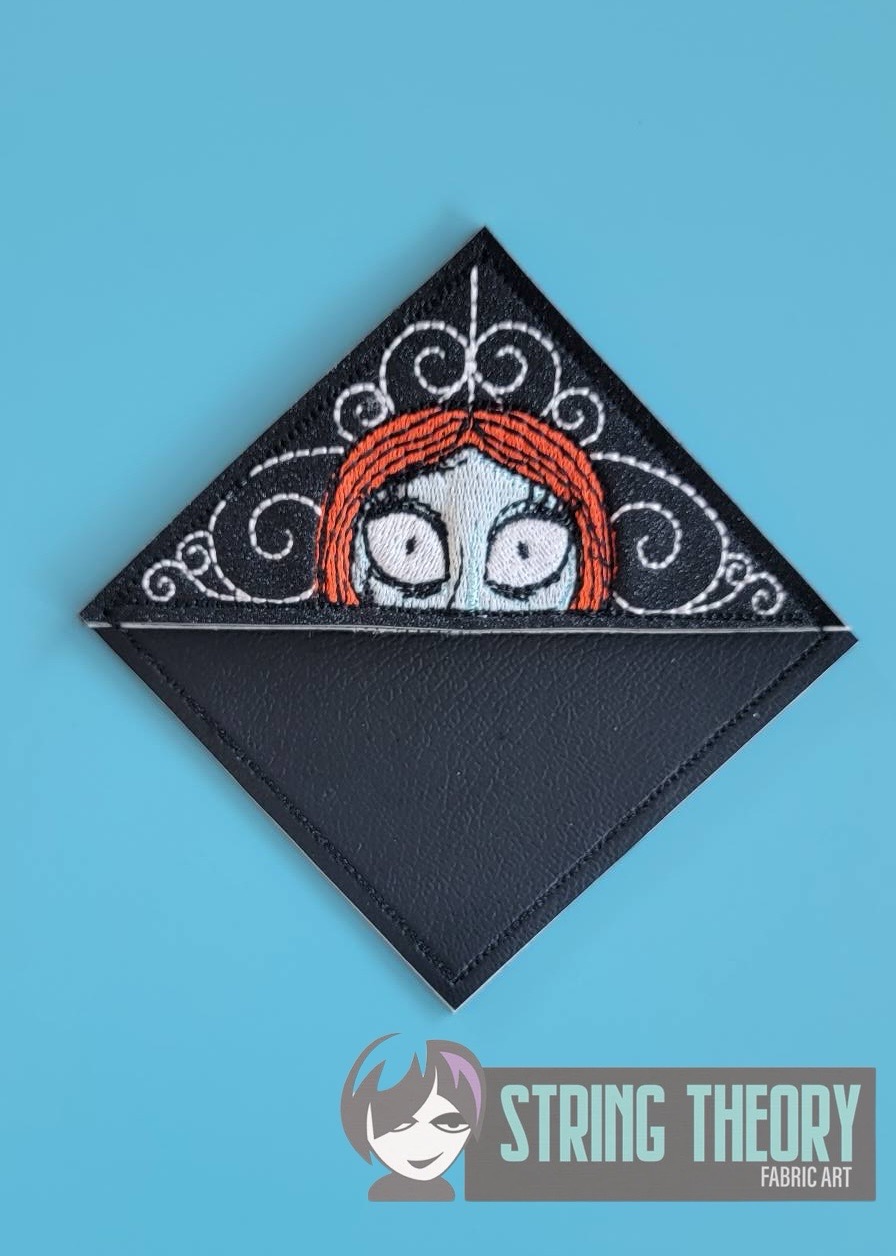 Chibi Sally Corner Bookmark ITH machine embroidery design