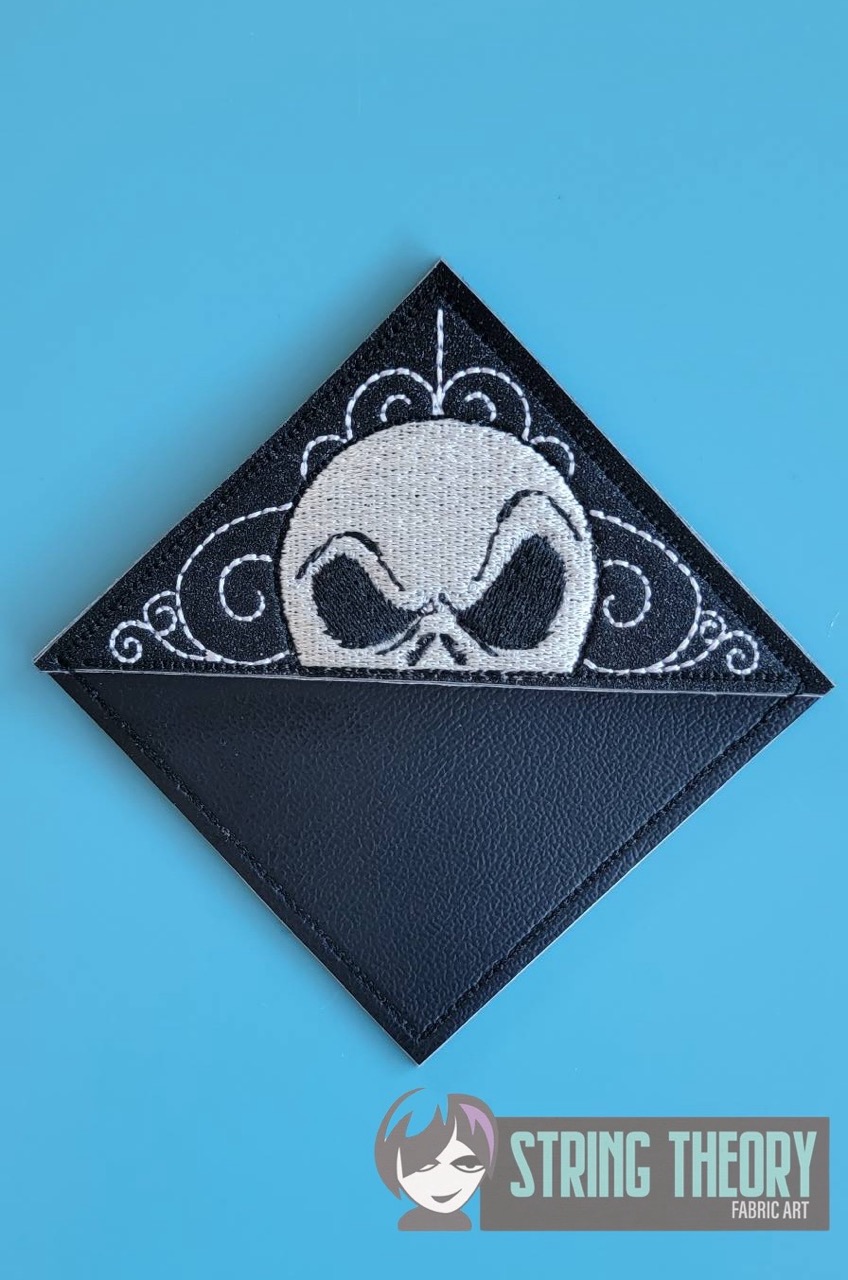 Chibi Jack Corner Bookmark ITH machine embroidery design