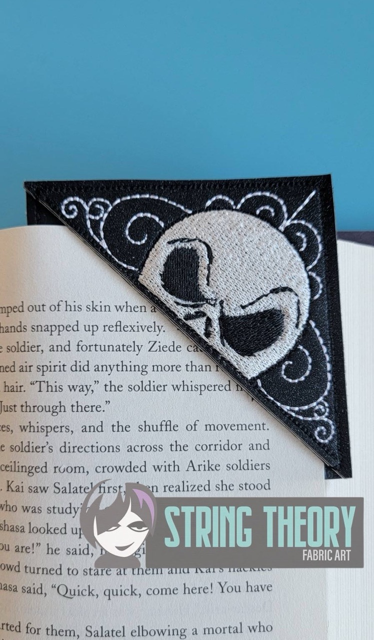 Chibi Jack Corner Bookmark ITH machine embroidery design