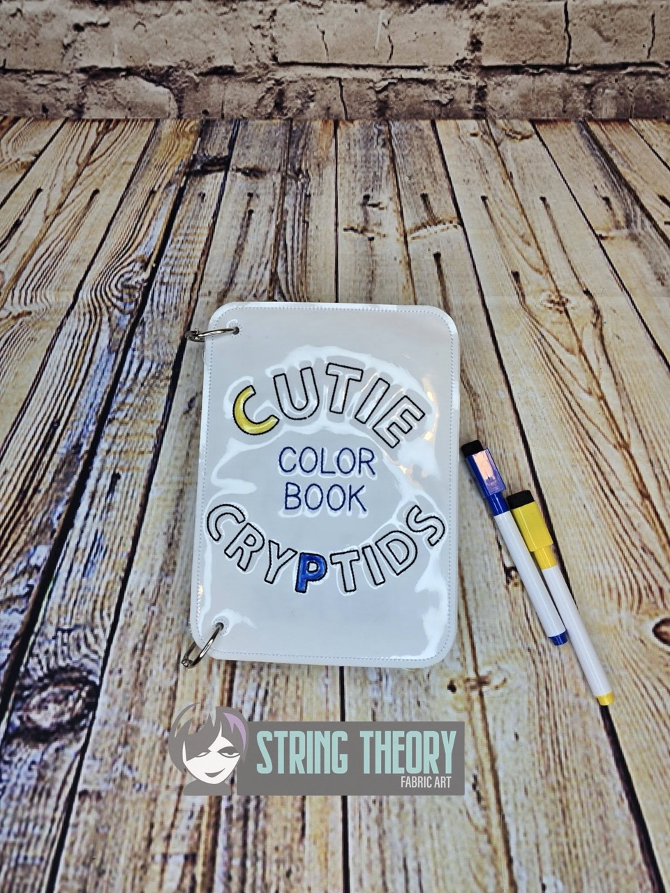 Cutie Cryptids Coloring Book ITH Machine Embroidery Pattern