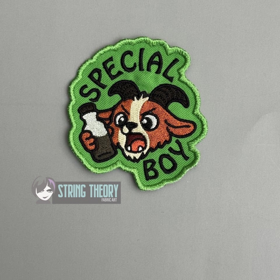 DCC – Special Boy fob patch ITH machine embroidery design