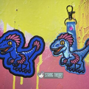 DCC Chibi Mongo fob patch ITH machine embroidery design